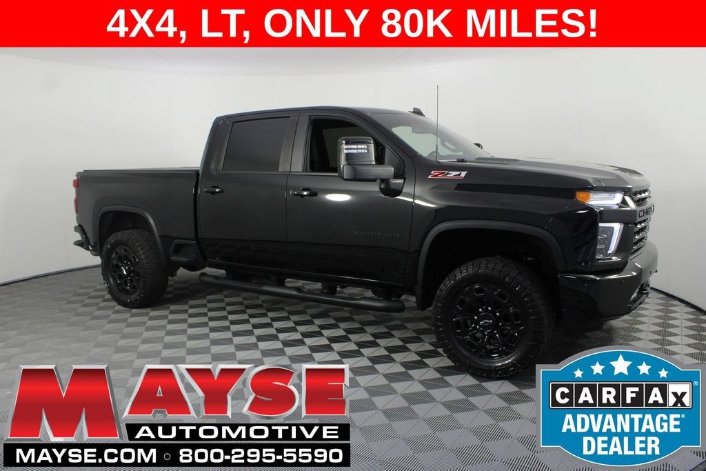 2023 Chevrolet Silverado 2500 HD LT in Black — front three-quarter view