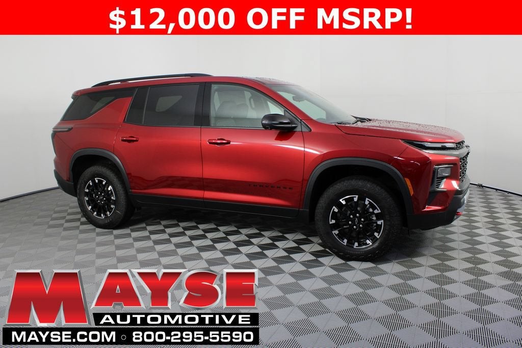 2026 Chevrolet Traverse Z71 in Radiant Red Tintcoat — front three-quarter view