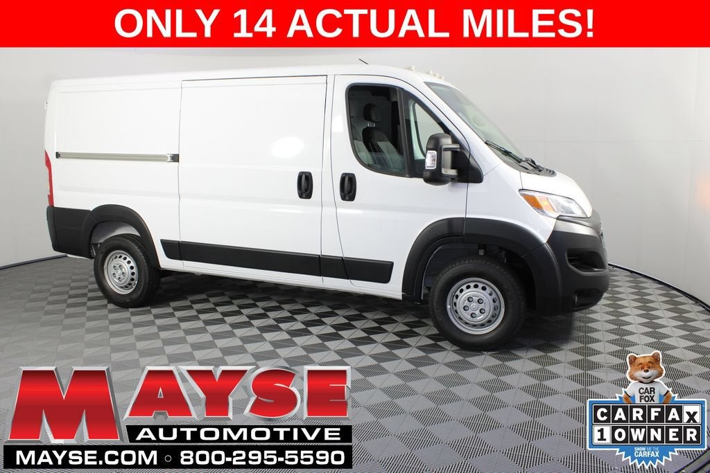 2025 RAM ProMaster Cargo Van Tradesman in White/Fwd — front three-quarter view
