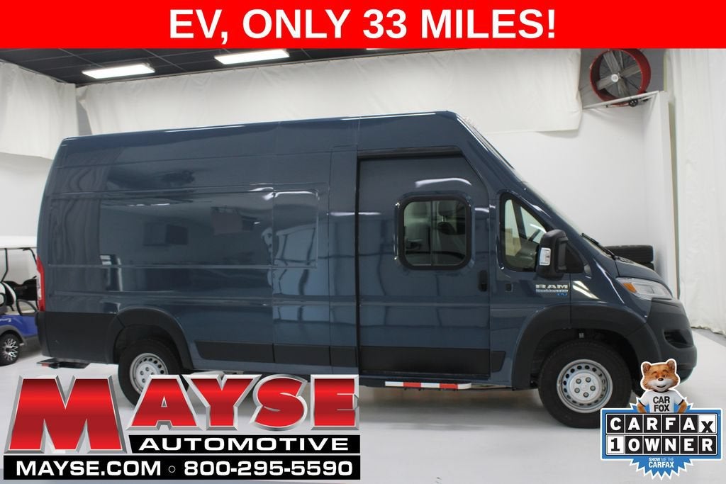 2024 RAM ProMaster Delivery Van BE NA in Gray/Ev/Fwd — front three-quarter view