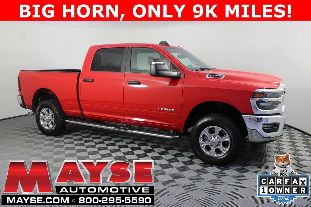 2026 RAM 2500 Big Horn in Red — front three-quarter view