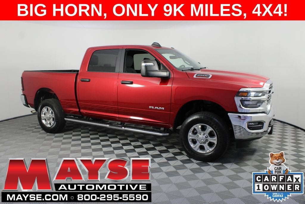 2026 RAM 2500 Big Horn in Red/Bighorn/4Wd — front three-quarter view