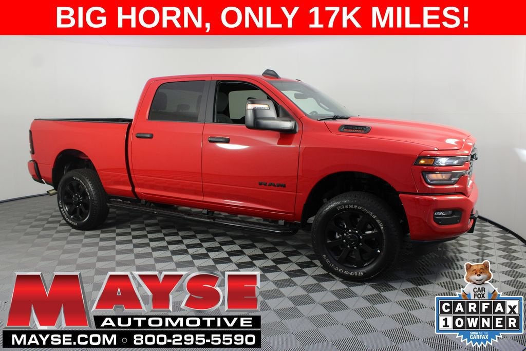 2026 RAM 2500 Big Horn in Red — front three-quarter view